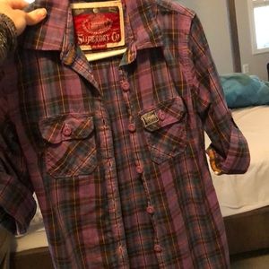 Superdry plaid shirt